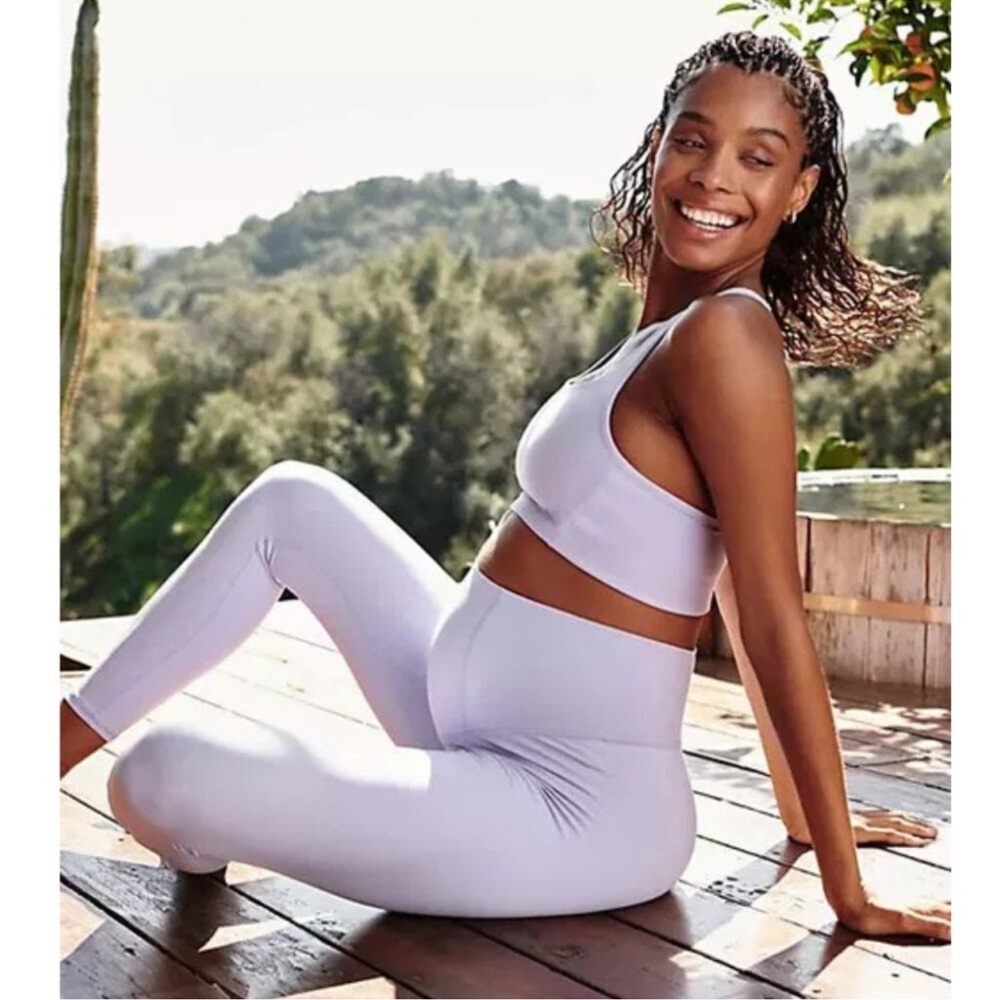 Free People Movement x Hatch Purple Never Better Maternity Leggings 35539 S